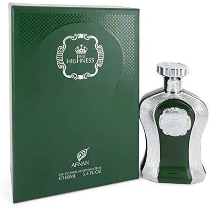 His Highness Green Eau De Parfum spray 3.4oz, 1oz équivaut à 30ml Unisex Pour Homme Afnan