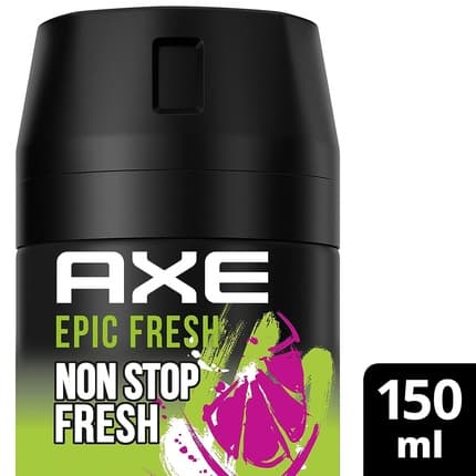 Axe Bodyspray Epic Fresh Deodorant without Aluminum 48 Hours Protection against Body Odor Déodorant (Déo) Mixte