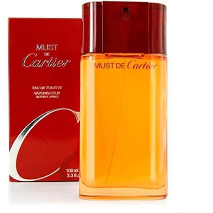 Must De Cartier 3.4 oz, 1oz équivaut à 30ml Eau de toilette  Spray pour femme Cartier