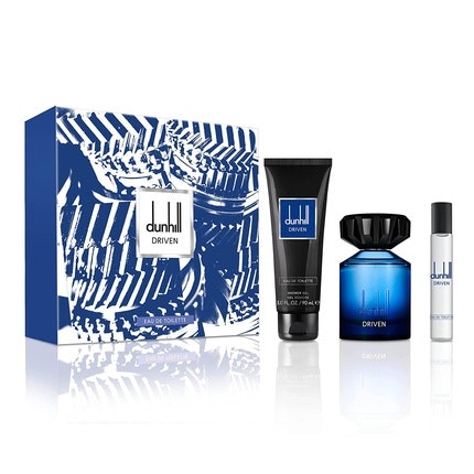 Dunhill Driven Blue Eau De Toilette Spray Pour Homme 3-Piece Set Dunhill