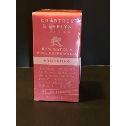 Crabtree & Evelyn Rosewater & Pink Peppercorn Hydrating . - Sealed Eau de Toilette (EDT) Mixte 100ml