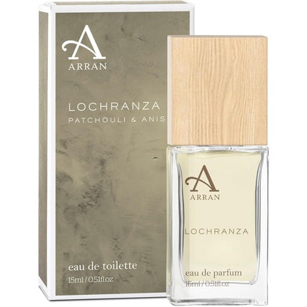 Arran Sense of Scotland Lochranza Men's Eau de Toilette 15ml Travel Size Rich Patchouli Anise Blend Arran Sense Of Scotland