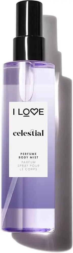 I Love Celestial Parfum  Body Mist Amber and Jasmine Scent Long-Lasting Fragrance Spray Hair and Body Fragrance Mist pour femme  200ml I Love Love