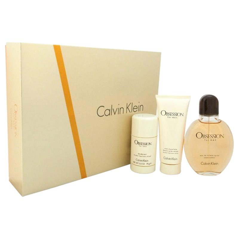 Calvin Klein Obsession Three Piece Set Eau de Toilette pour homme