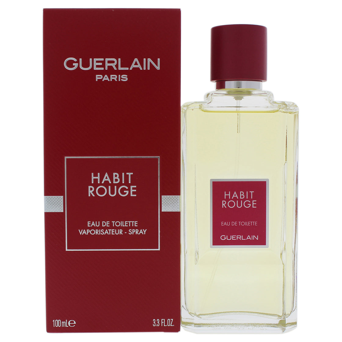 Guerlain Habit Rouge Eau de Toilette 3.4oz Unisexe