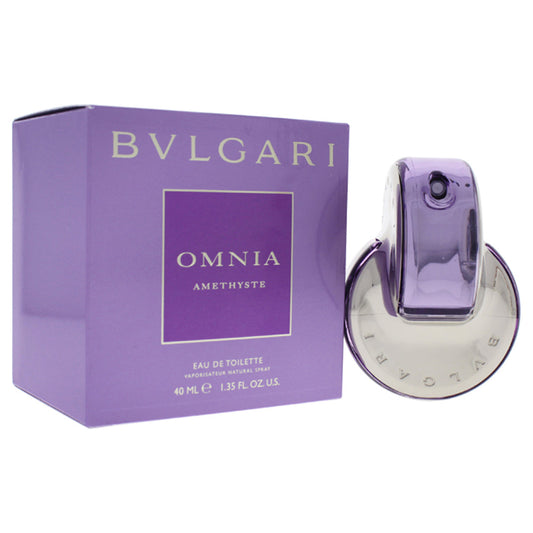 Bvlgari Omnia Amethyste Eau de Toilette Spray 40ml 1.3 Ounces Women's Perfume Green