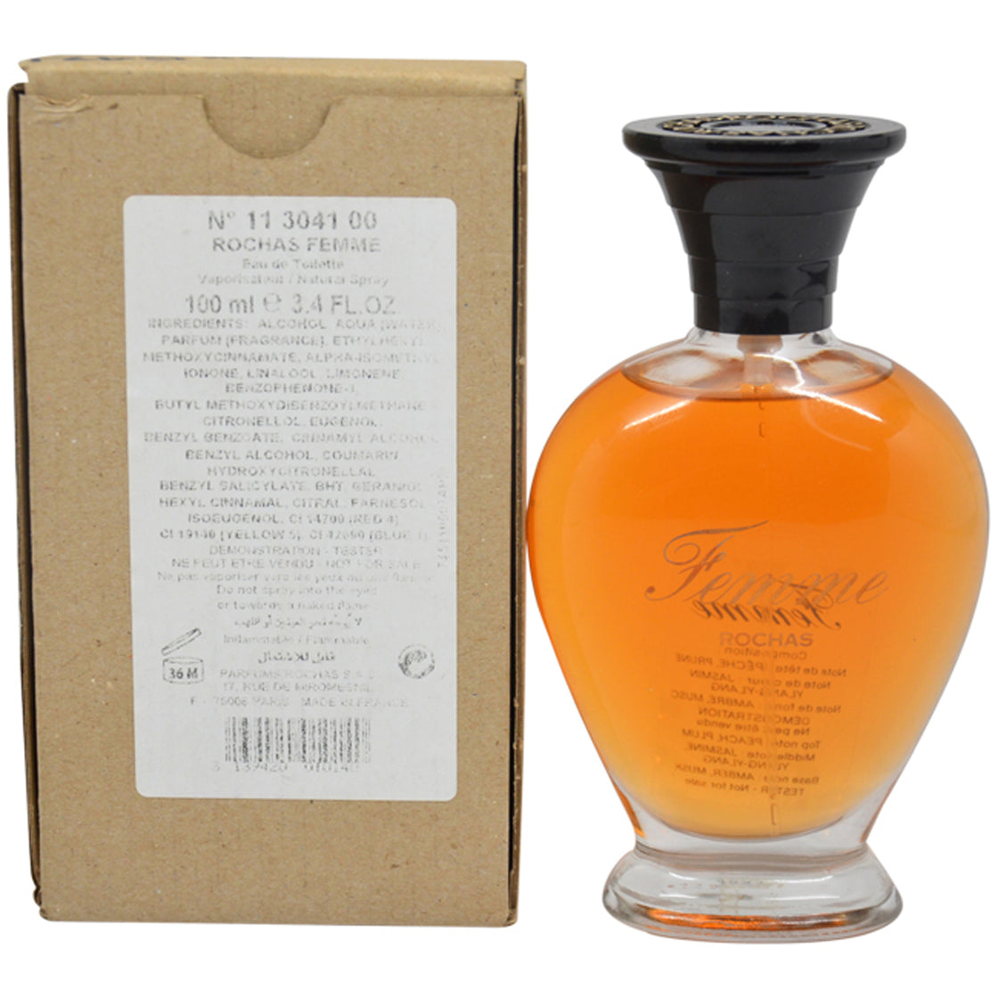 Rochas Femme Eau De Toilette Spray 100ml Tester