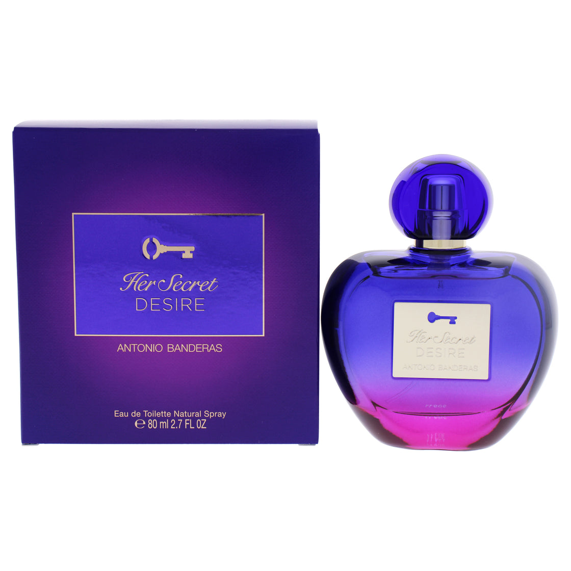 Antonio Banderas Her Secret Desire Eau de Toilette (EDT) Femme 80ml