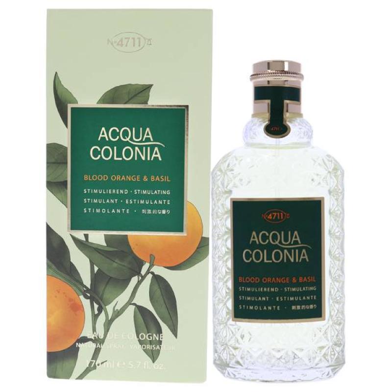 4711 Acqua Colonia Blood Orange Unisex Eau de Cologne (EDC) Mixte 170ml