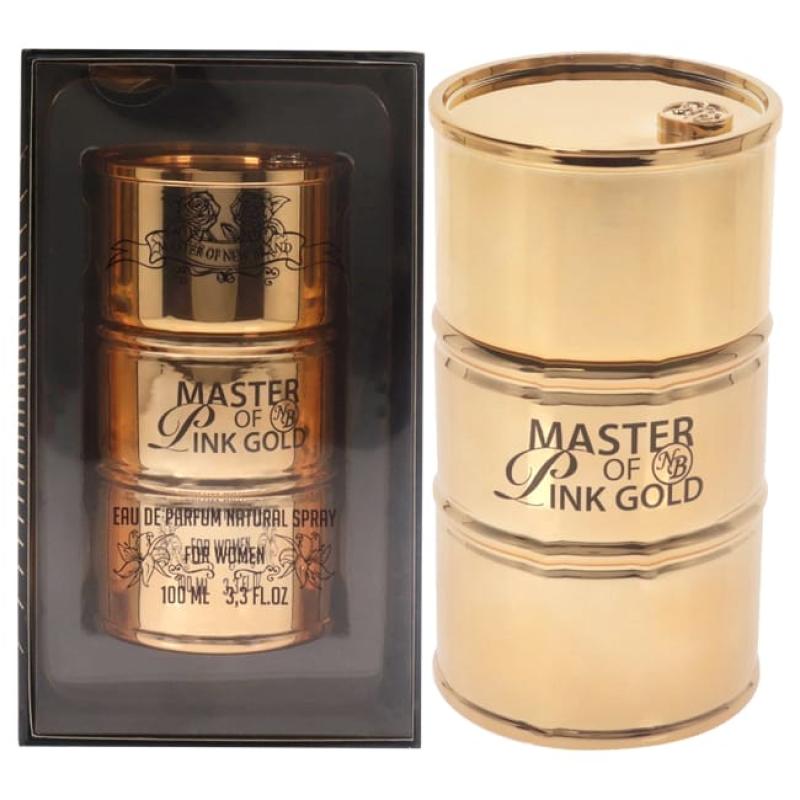 Master of Pink Gold by New Brand 3.4 fl.oz. EDP Spray for Men