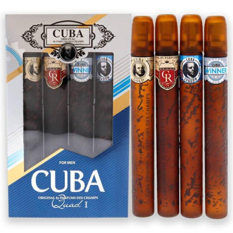 Cuba Gold Set - Collection 4x Coffret (Coffret) Homme 35ml