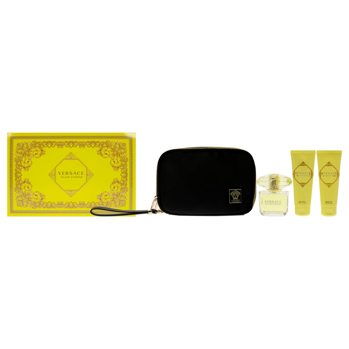 Versace Yellow Diamond Gift Set 4 Pieces Coffret (Coffret) Mixte