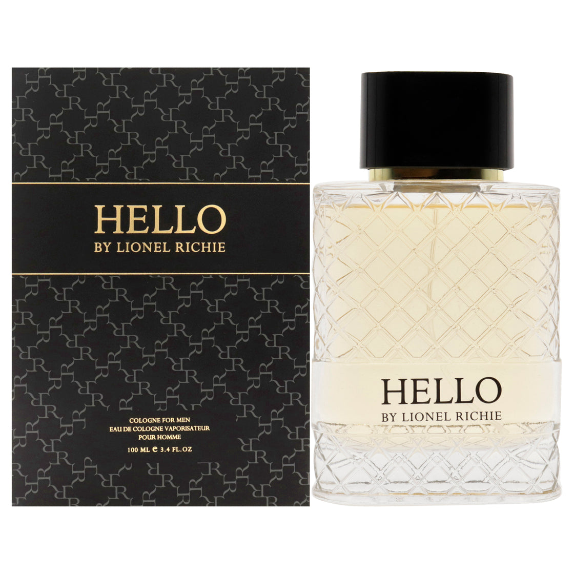 Lionel Richie Hello - Refreshing Fougère Blend with Warm Amber Notes Eau de Cologne 100ml pour homme