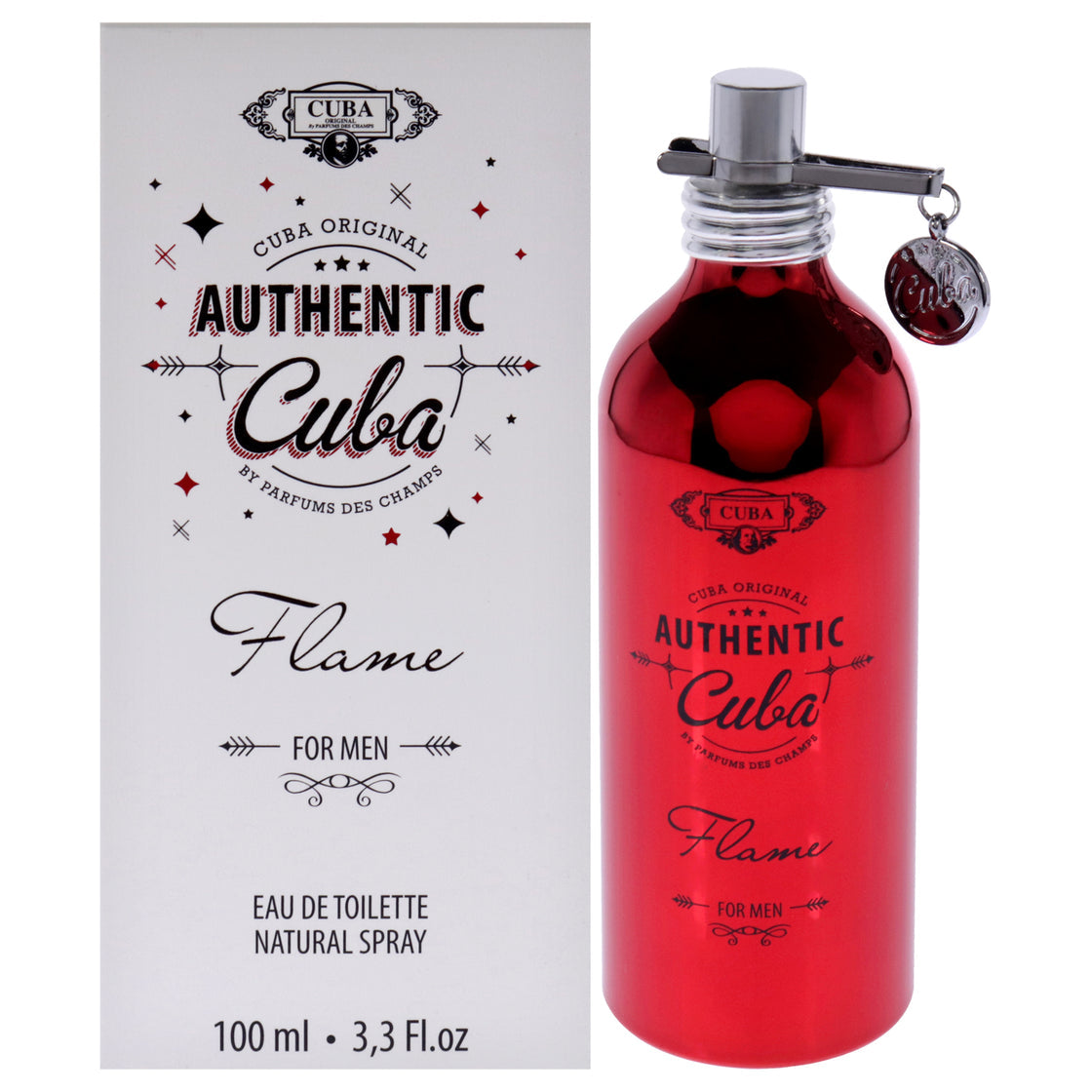 Cuba Original Cuba Authentic Flame For Men Eau De Toilette Spray 100ml