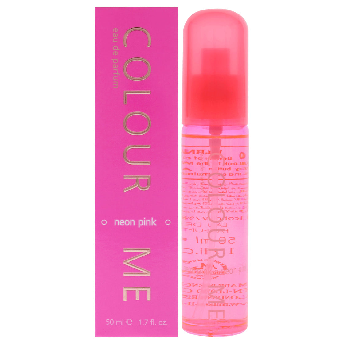 Colour Me Neon Pink de Toilette Luxury - Ladies Long Lasting s s Milton-Lloyd Parfum 50ml pour femme