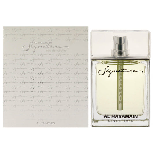 Al Haramain Signature Silver Unisex Eau De Toilette Spray 100ml