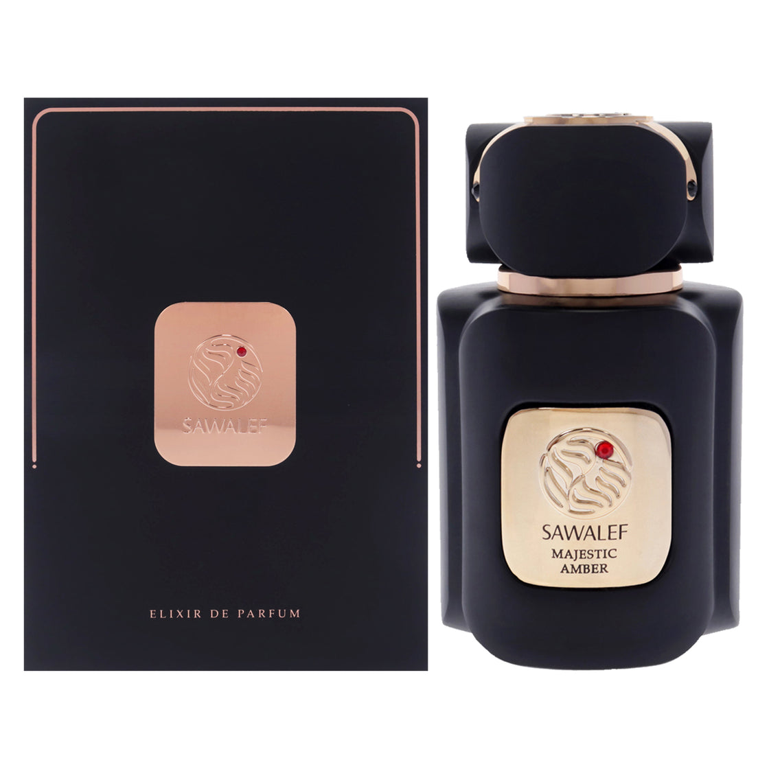 Swiss Arabian Sawalef Majestic Amber par Swiss Arabian Sweet Elegant Amber-Based Elixir De Parfum Eau de Parfum (EDP) Mixte 80ml