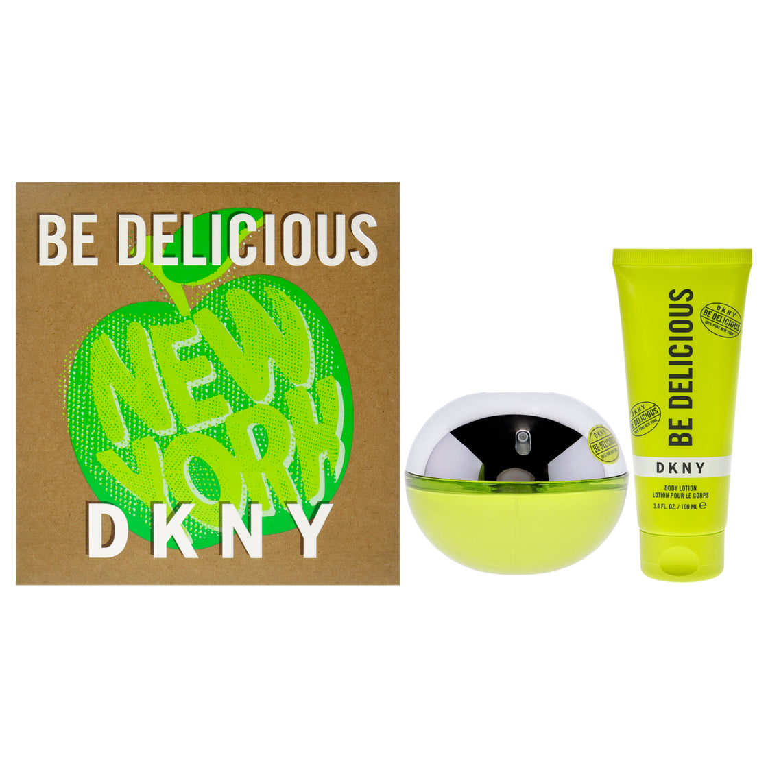 DKNY Be Delicious Perfume - Pack of 2 Eau de Parfum (EDP) Femme 101ml