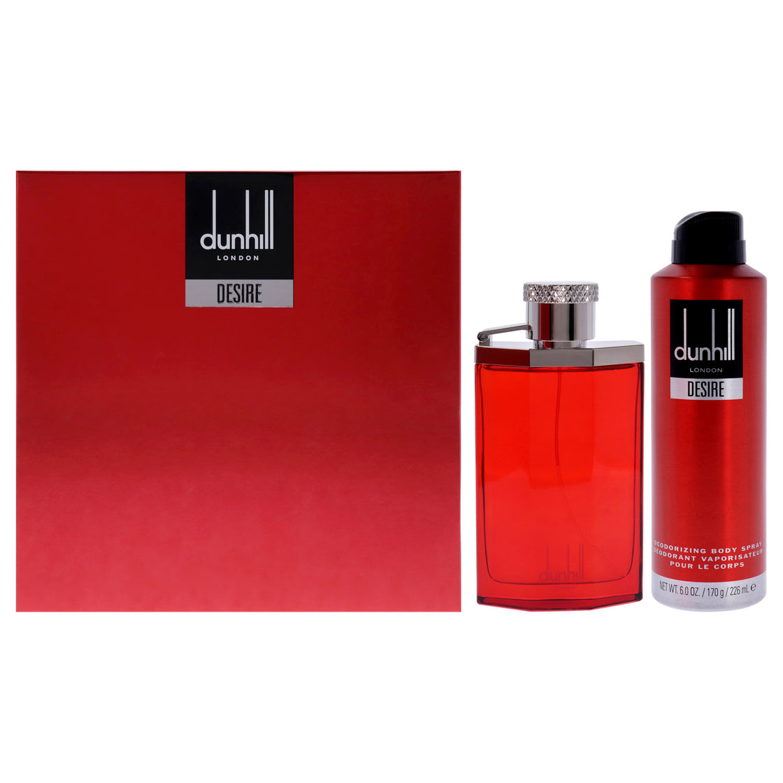 Dunhill Desire Gift Set 100ml Eau De Toilette and 226ml Deodorant Spray