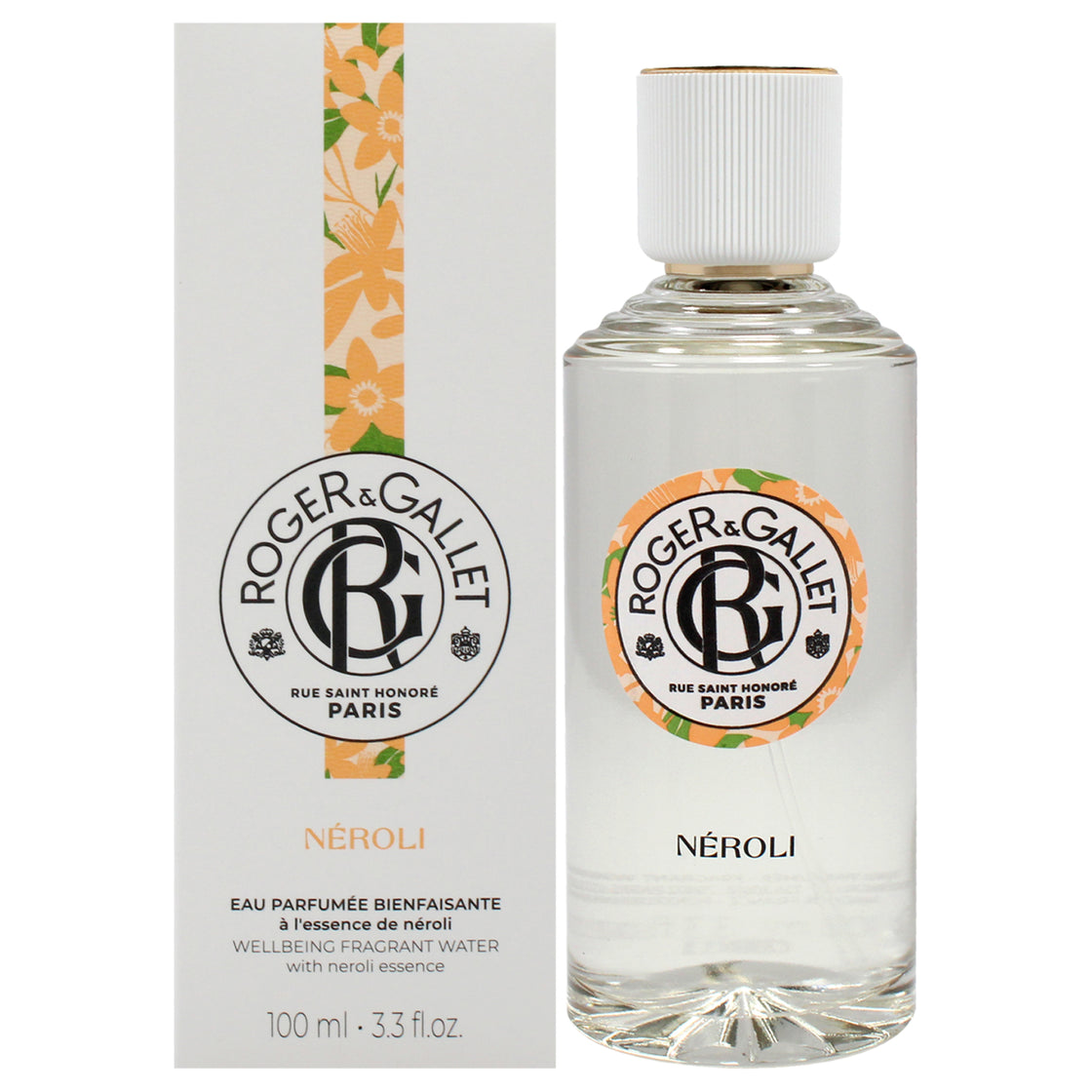 Roger & Gallet Neroli Fragrant Wellbeing Water For Unisex Eau de Toilette (EDT) Mixte 100ml