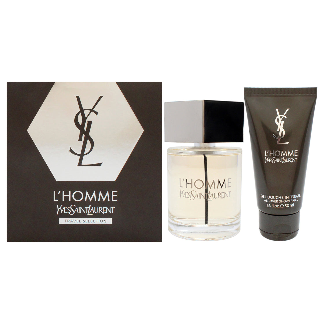 Yves Saint Laurent Lhomme 2 Piece Gift Set Eau de Toilette 3.3oz pour homme