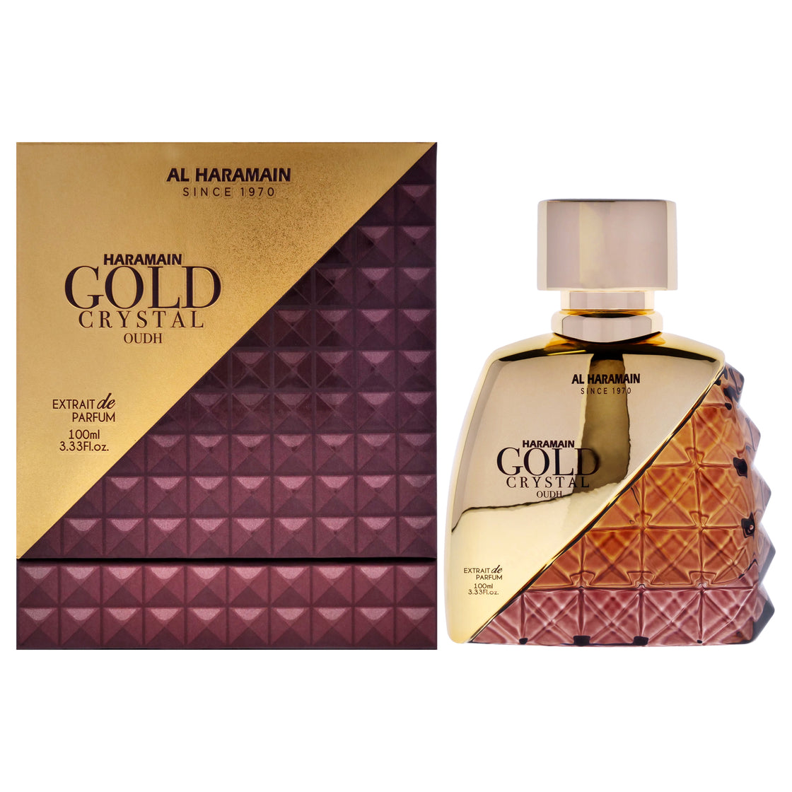 Al Haramain Gold Crystal Oudh Extrait De Parfum Spray 100ml