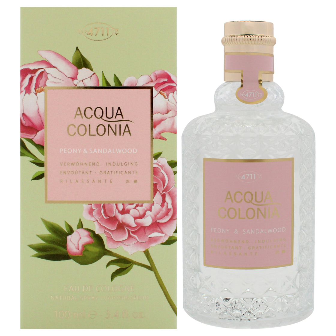 Acqua Colonia 4711 Acqua Colonia Peony & Sandalwood - Pampering Wellness Eau de Cologne (EDC) Mixte