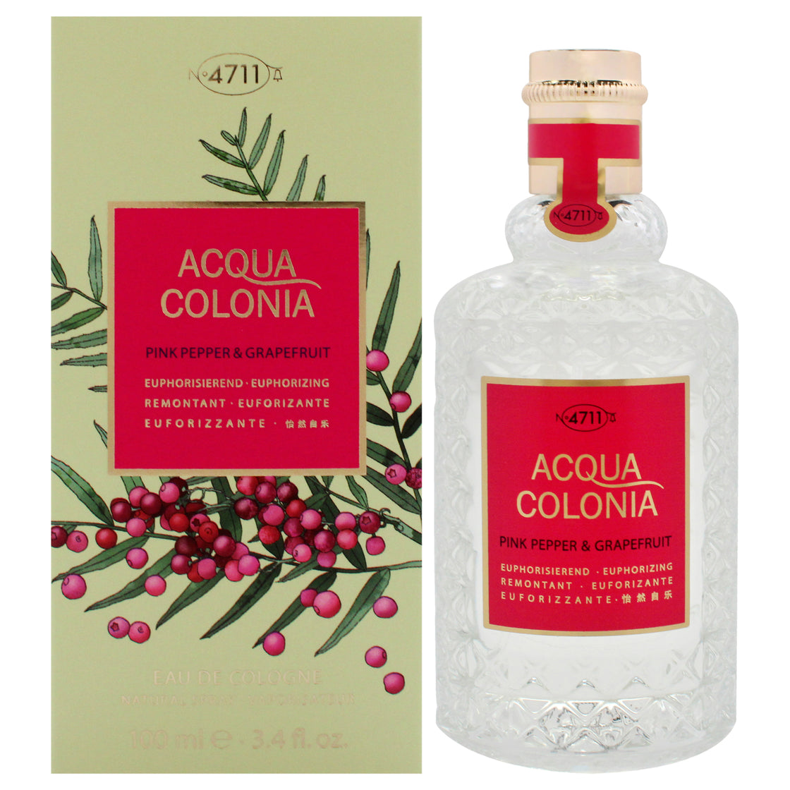 4711 Acqua Colonia Pink Pepper & Grapefruit Eau de Cologne (EDC) Mixte 100ml