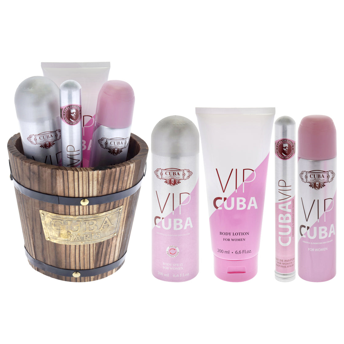 Cuba Vip Gift Set Body And Body Lotion Coffret (Coffret) Mixte 100ml