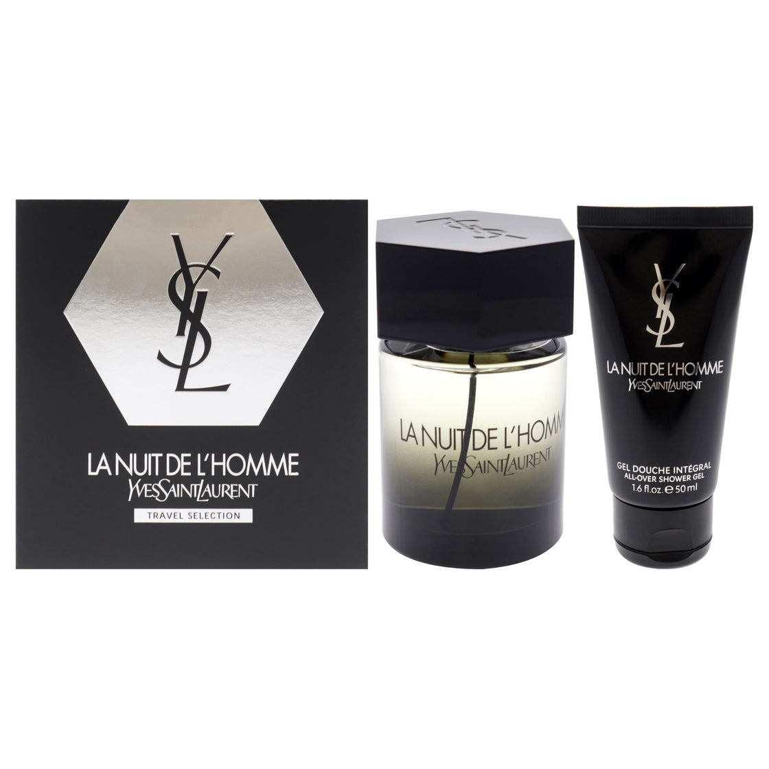 Yves Saint Laurent La Nuit L'Homme Eau De Toilette Spray 100ml + Shower Gel 50ml