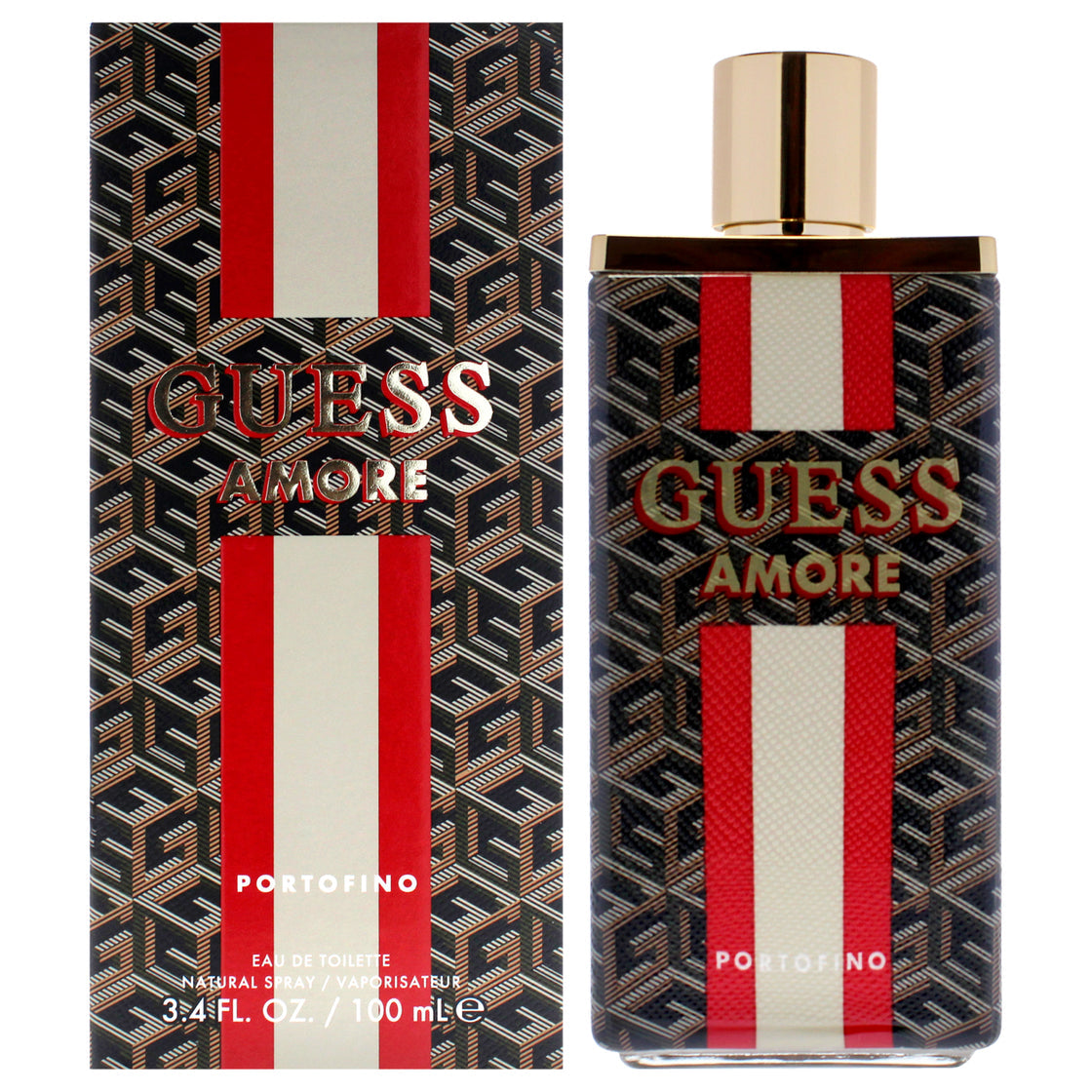 Guess Amore Portofino and Genderless Unisex Perfume . Eau de Toilette (EDT) Femme 100ml