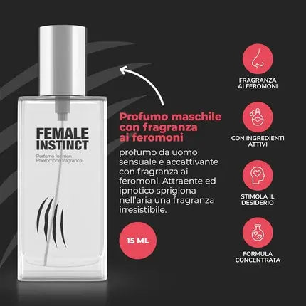 INTIMELINE Female Instinct Men's Perfume with Concentrated Pheromone Scent to Attract the Opposite Sex 30ml Intimateline