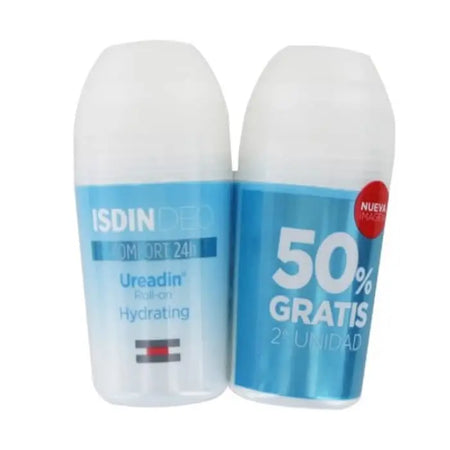 ISDIN Ureadin Deo Comfort 24H Roll On Deodorant 50ml Pack of 2 - 100ml ISDIN