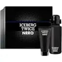 Iceberg Twice Nero Homme Gift Set: Eau de Toilette Spray 125ml & Shower Gel 100ml 225ml Iceberg