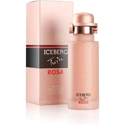 Iceberg Twice Rosa Iceberg pour femme  4.2 oz, 1oz équivaut à 30ml Eau de toilette  Spray Floral 125 ml Iceberg