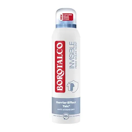 Invisible Fresh Deodorant 150 ml Borotalco