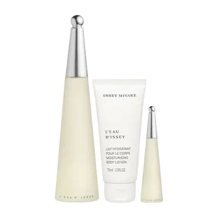 Issey Miyake L'Eau D'Issey Eau De Toilette Set For Women - 100 Ml, 10 Ml Vial, And 75 Ml Moisturizing Body Lotion Issey Miyake