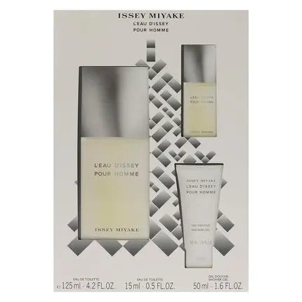 Issey Miyake L'eau d'Issey Pour Homme Men 3 Piece Gift Set Issey Miyake