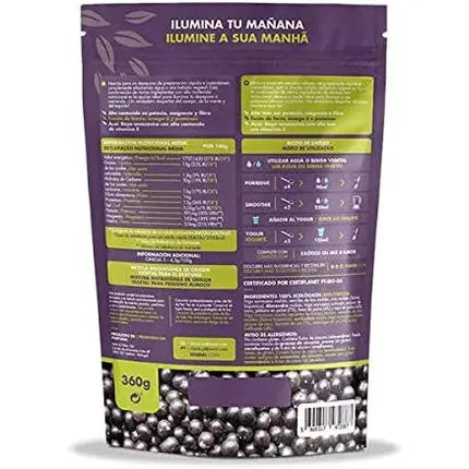 Iswari Awakening Buddha Acai-Platan 360 Gr; Organic 1 Piece 400 G Iswari