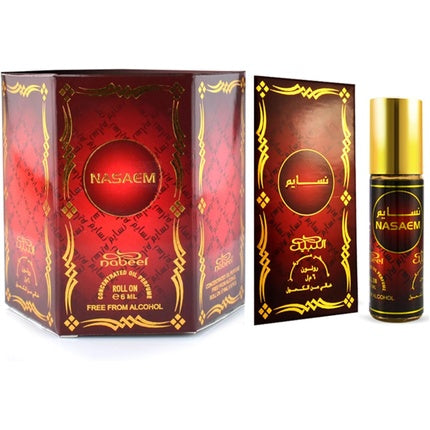 Nabeel Nasaem Concentrated Oil Perfume Attar 6ml - Pack of 6 Nabeel