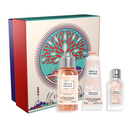 L'Occitane L'OCCITANE Néroli & Orchidée Discovery Sets Xmas Shower Gel Hand Cream Unisexe