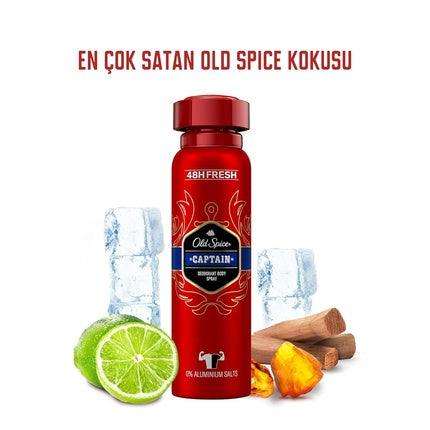 Old Spice Deodorant Spray Captain Old Spice