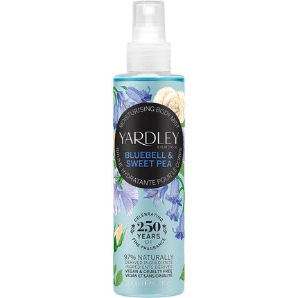 Yardley Bluebell And Sweetpea Body Mist 200ml For Women