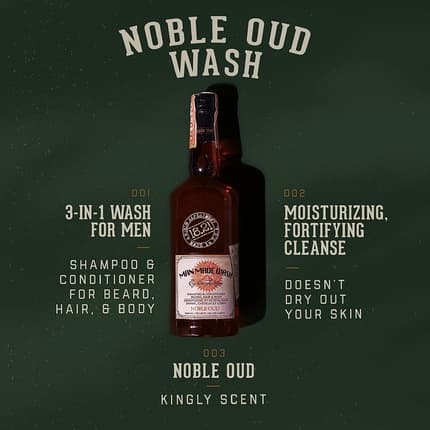 18.21 Man Made Wash Noble Oud Eau de Parfum (EDP) Homme 946ml