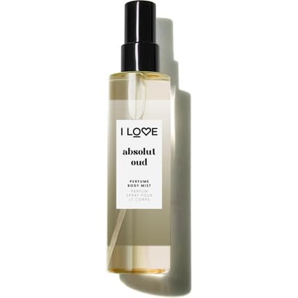 I Love Absolut Oud Perfume Body Mist Warm Intense Earthy Oud Scent Long - Lasting Fragrance Hair Eau de Parfum Femme 200 ml - Boisé