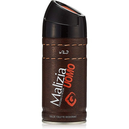 Malizia Uomo Black and Wild Deodorant 150ml Maison des fragrances