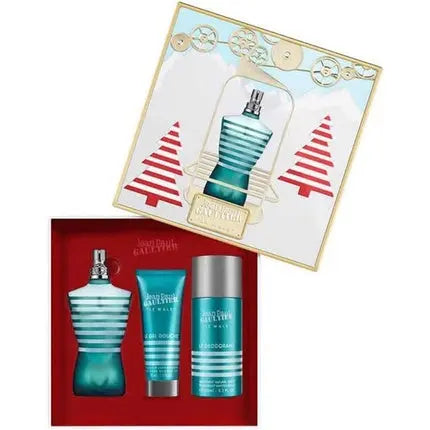 Jean Paul Gaultier Le Male 2019 Gift Set 125ml Eau De Toilette EDT, 100ml Shower Gel & 150ml Deodorant Spray Jean Paul Gaultier