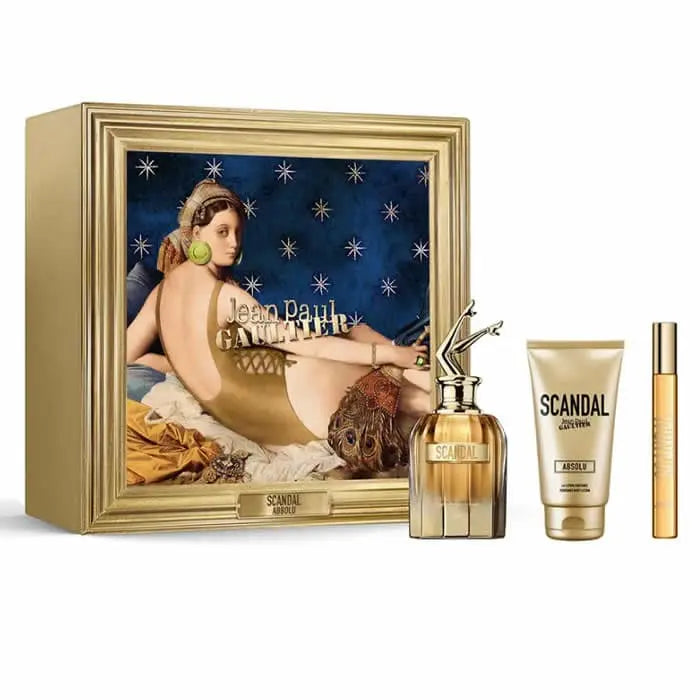 Jean Paul Gaultier Scandal Absolu Parfum Concentre Spray 80ml Set 3 Pieces Jean-Paul Gaultier