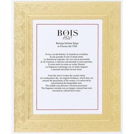 Bois 1920 Agrumi Amari Di Sicilia Unisex Eau de Parfum (EDP) Mixte 100ml