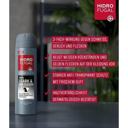 Hidrofugal Strong & Anti-Stain Déodorant (Déo) Homme 150ml